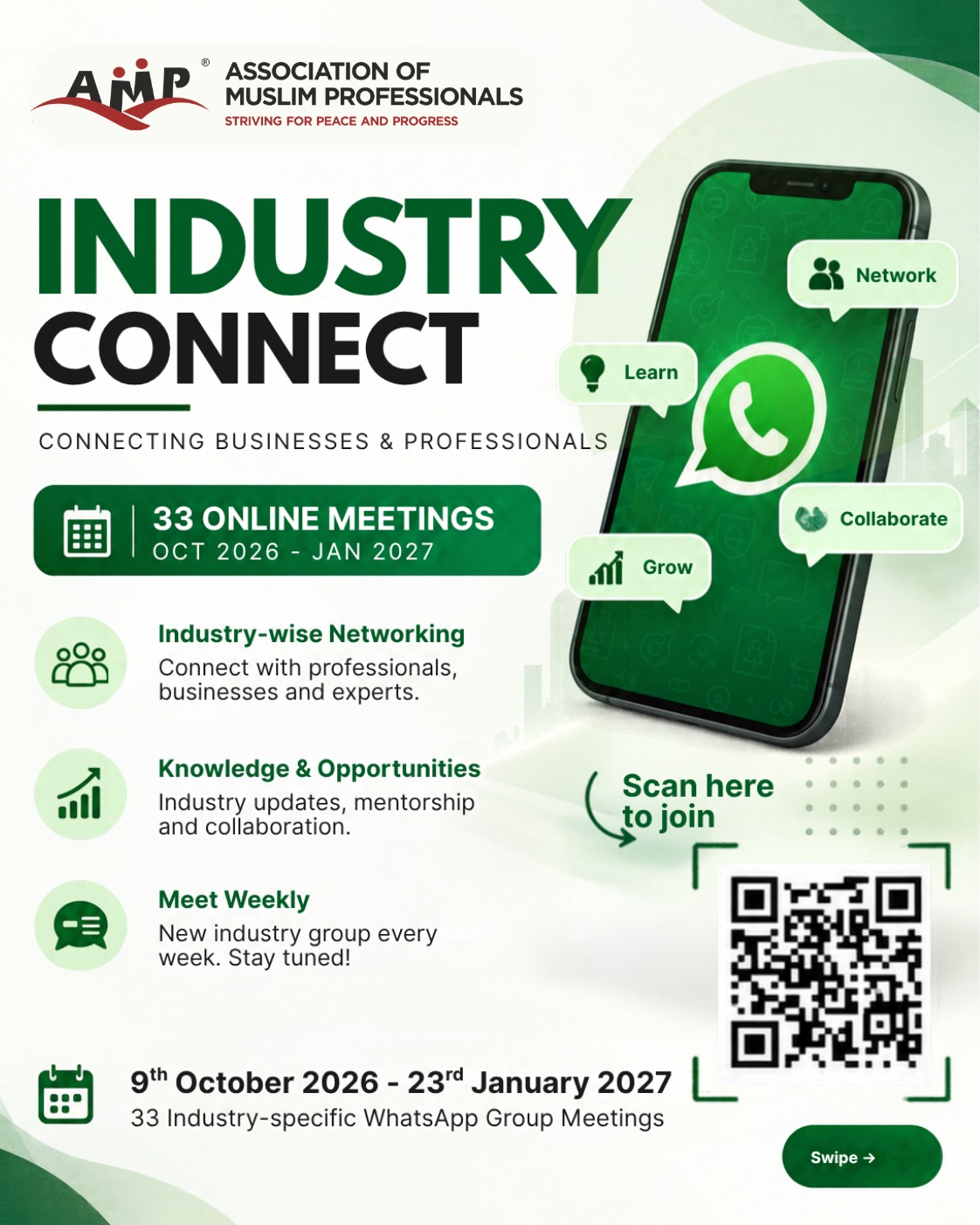 AMP INDUSTRY CONNECT
For Professionals & Business Owners